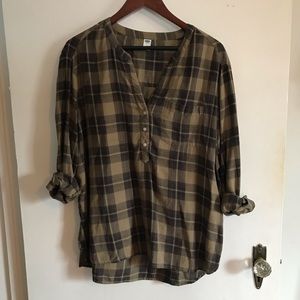 Old Navy Plaid Shirt/Tunic